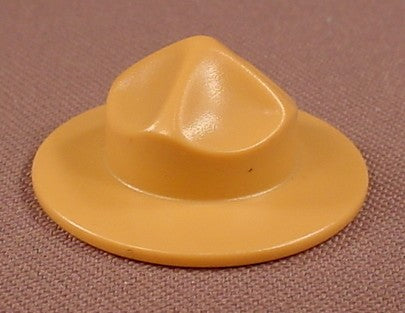 Playmobil Light Brown Or Tan Park Ranger Style Hat With 4 Indents & A Round  Brim, 3827 3830 5895