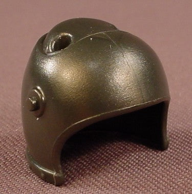 Playmobil Dark Gray Black Helmet With Visor Pegs