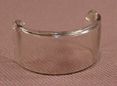 Playmobil Semi Transparent Or Clear Gray Wide Visor