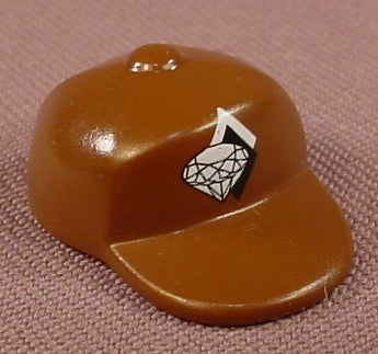 Playmobil Dark Brown Squared Baseball Style Hat Or Cap