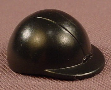 Playmobil Black Riding Or Equestrian Helmet With A Round Top