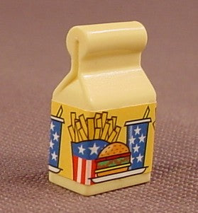 Playmobil Light Beige Or Yellow Food Container Or Package