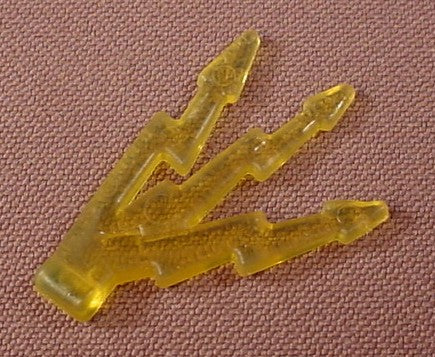 Playmobil Semi Transparent Or Clear Yellow Lightning Bolt
