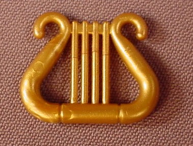 Playmobil Gold Lyre Or Small Harp Musical Instrument