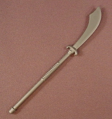 Playmobil Silver Gray Halberd Weapon