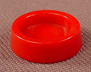 Playmobil Dark Red Round Pet Food Dish Or Water Bowl