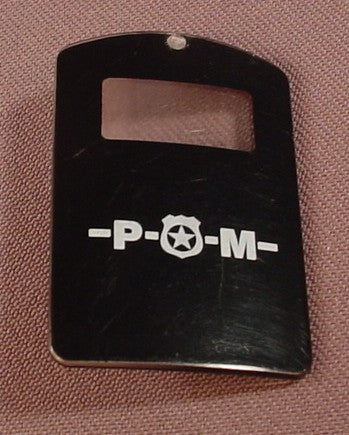 Playmobil Black Police Riot Shield With A Clear Window