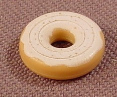 Playmobil Light Brown Or Tan Donut With White Frosting