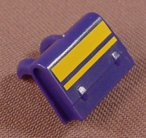 Playmobil Dark Blue Backpack Or Schoolbag With Yellow Stripes