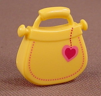 Playmobil Light Yellow Purse Of Handbag With A Handle & Knobs
