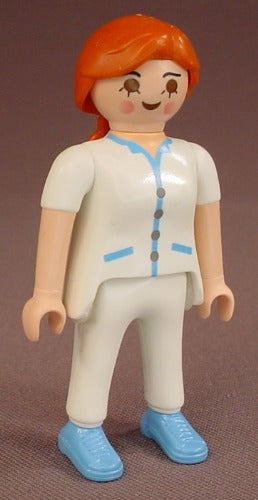 Playmobil Adult Female Doctor Figure, White Jacket, Pink Scrubs – Ron's  Rescued Treasures