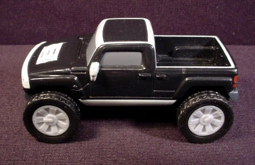 Mcdonalds 2006 Black & White Humvee Hummer Pickup Truck With Fricti
