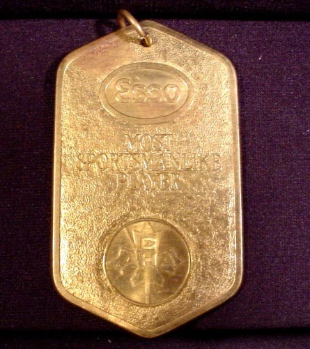 Medallion Esso Most Valuable Player Caha, Medal Made Of Solid Metal