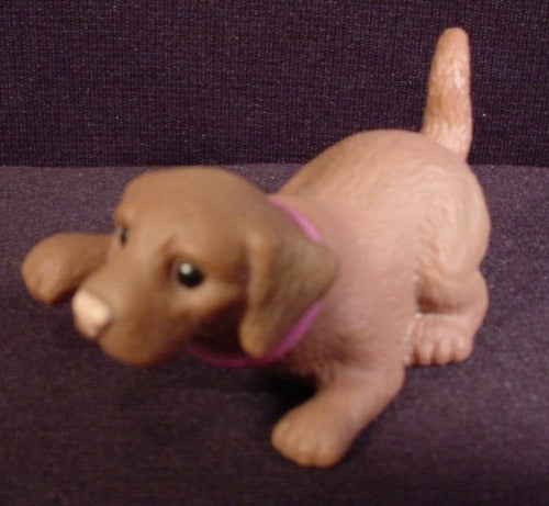Brown Nodding Nodder Dog Figure Toy, 3 1/4" Long