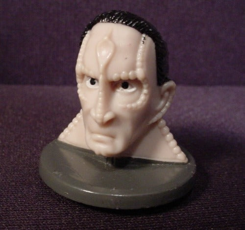 Star Trek Ds9 Figural Head Rubber Stamp, 1 1/2" Tall, 1993, Cardass