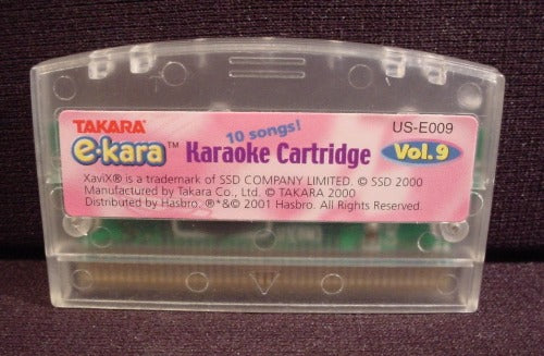 Takara E-Kara Karaoke Cartridge, Vol 9, 2000 2001 Hasbro, (Untested Sold As  Is)