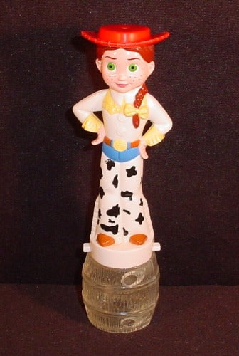 Disney Toy Story 1999 Mcdonalds Jessie Candy Dispenser Toy, 7 1/4"