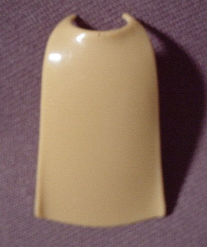 Playmobil Light Brown Tan Apron, Cape, Or Cloak, 1/2" Long