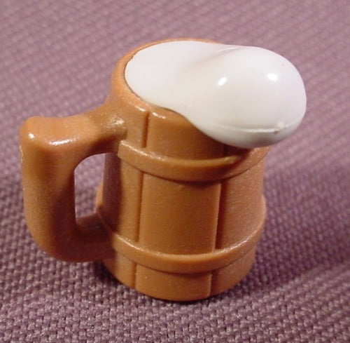 Playmobil Light Brown Beer Mug With Foam Spilling Over, 3627 3653 3