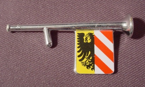 Playmobil Silver Long Horn With Drape With Stickers