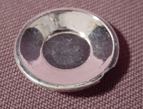 Playmobil Silver Plate Or Dish, 3/4 Inch Across, 3446