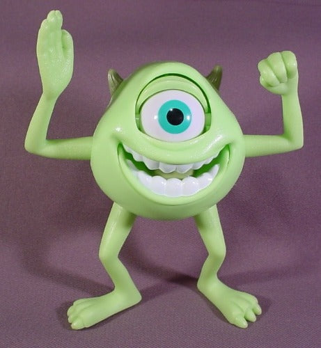 Disney Monsters Inc 2004 Mike Wazowski Figure, 5" Tall