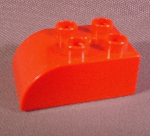 Lego Duplo 2302 Red 2X3 Brick With Curved Top