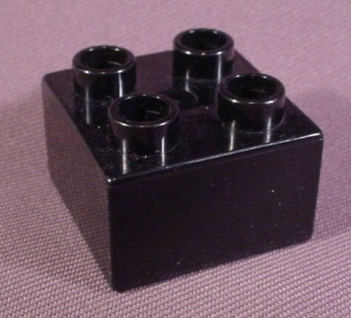 Lego Duplo 3437 Black 2X2 Brick