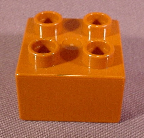Lego Duplo 3437 Medium Brown 2X2 Brick