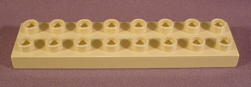 Lego Duplo 44524 Tan 2X8 Plate, 5" Long, Bob The Builder
