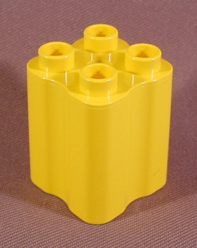 Lego Duplo 31061 Yellow 2X2X2 Brick With Indented Sides, Dinosaurs