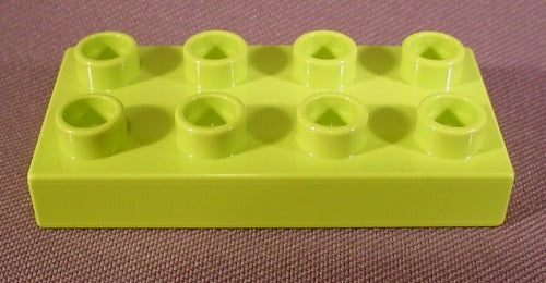 Lego Duplo 40666 Bright Green 2X4 Plate, Thomas The Tank Engine
