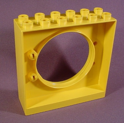 Lego Duplo 31191 Yellow Door Frame 2X6X5 With Tube Connection Hole,
