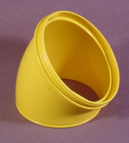 Lego Duplo 958 Yellow Angled Tube, 2 3/8" Tall, Tubes, Fire Station