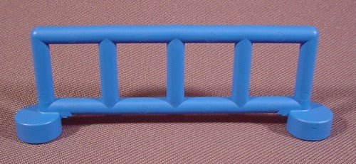 Lego Duplo 2214 Blue Fence Railing 1X6X2, Fire House, Zoo, Harbor