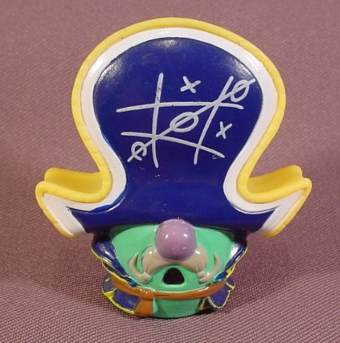 Veggie Tales Pirate Figure Head, 2 1/2" Tall, 2002 Blue Box Toys