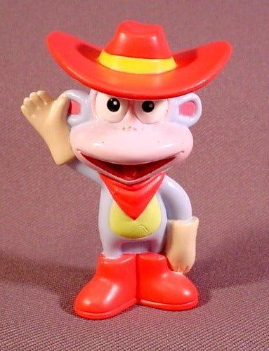 Dora The Explorer Boots The Monkey In Cowboy Hat PVC Figure, 3"