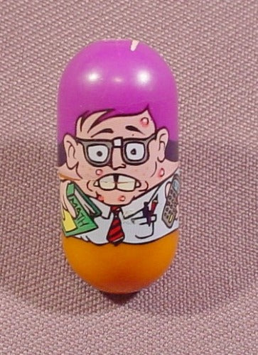 Mighty Beanz Original Series 2, #63 Nerd Bean, 2003 - 2004 Moose