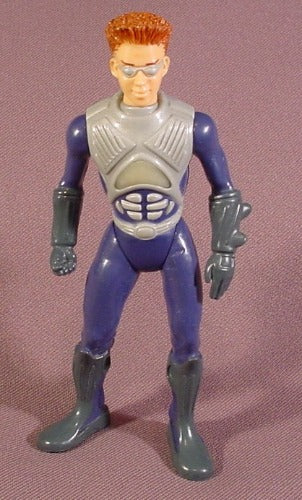 Shark Boy Action Figure 5 Inches Tall Chest Expands Arms Legs Head Are Jointed 2005 McDonalds