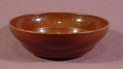 Tupperware Tuppertoys Mini Brown Bowl, 3" Across The Top