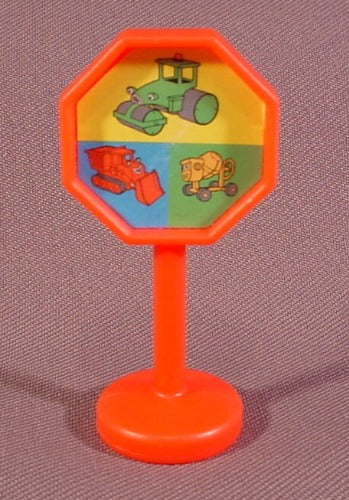 Bob The Builder Replacement Sign With Roley Muck & Dizzy, For Talki