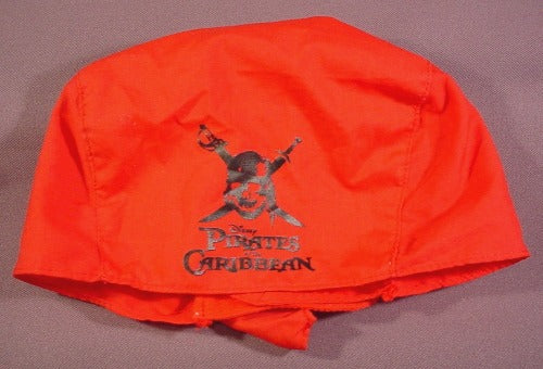 Mcdonalds Disney Pirates Of The Caribbean Red Bandana With Velcro S