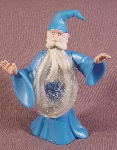 Disney The Sword In The Stone Wizard Figure, 4" Tall, 1996 Mcdonald