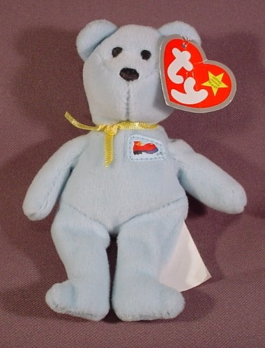 Mcdonalds TY Teenie Beanie Babies Red Shoe The Bear, 2004, Clot – Ron's Rescued Treasures