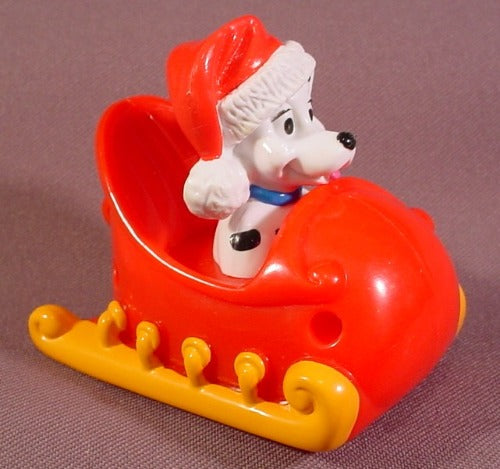Mcdonalds 101 Dalmatians, Christmas Sleigh, 102 Pull Back Motor, Wo