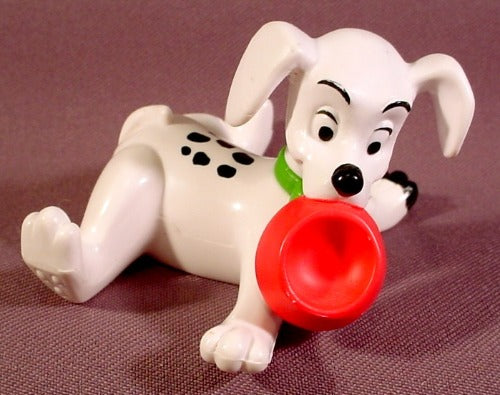 Mcdonalds 101 Dalmatians, Dog With Red Food Dish In Mouth, 102