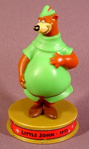Mcdonalds 100 Years Of Magic Little John PVC Figure On Base, Walt D