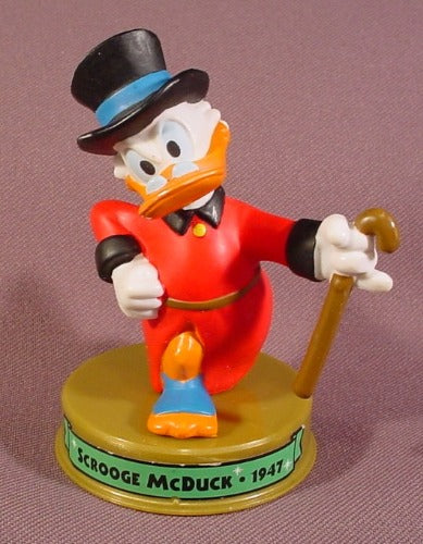 Mcdonalds 100 Years Of Magic Scrooge Mcduck PVC Figure On Base, Wal