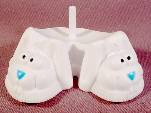 Mr. Potato Head Blue & White Bunny Slippers Feet, #22374 Easter Bun