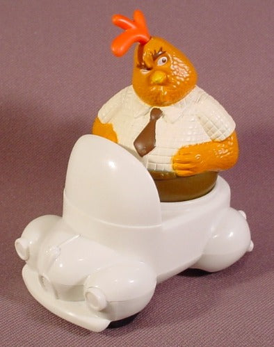 Mcdonalds 2005 Chicken Little, Buck Cluck & White Car Toy